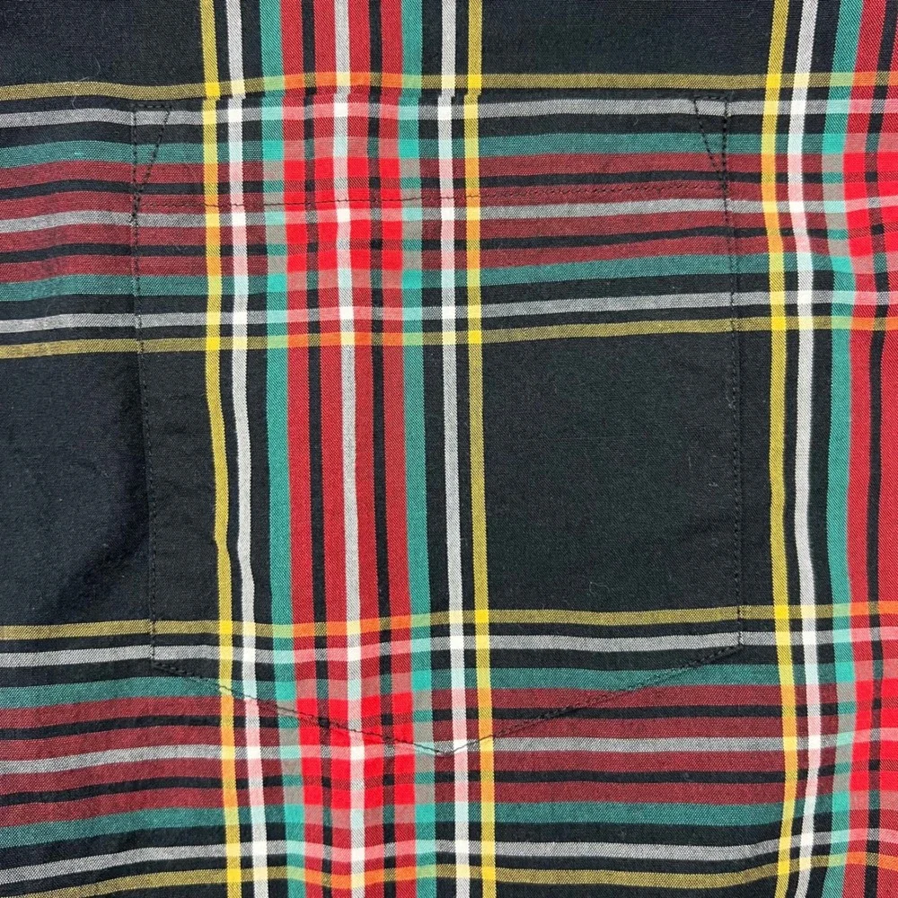 J. CREW Mens Slim Fit Tartan Button Down Shirt‎ Long Sleeve XXL Flex Washed NWT